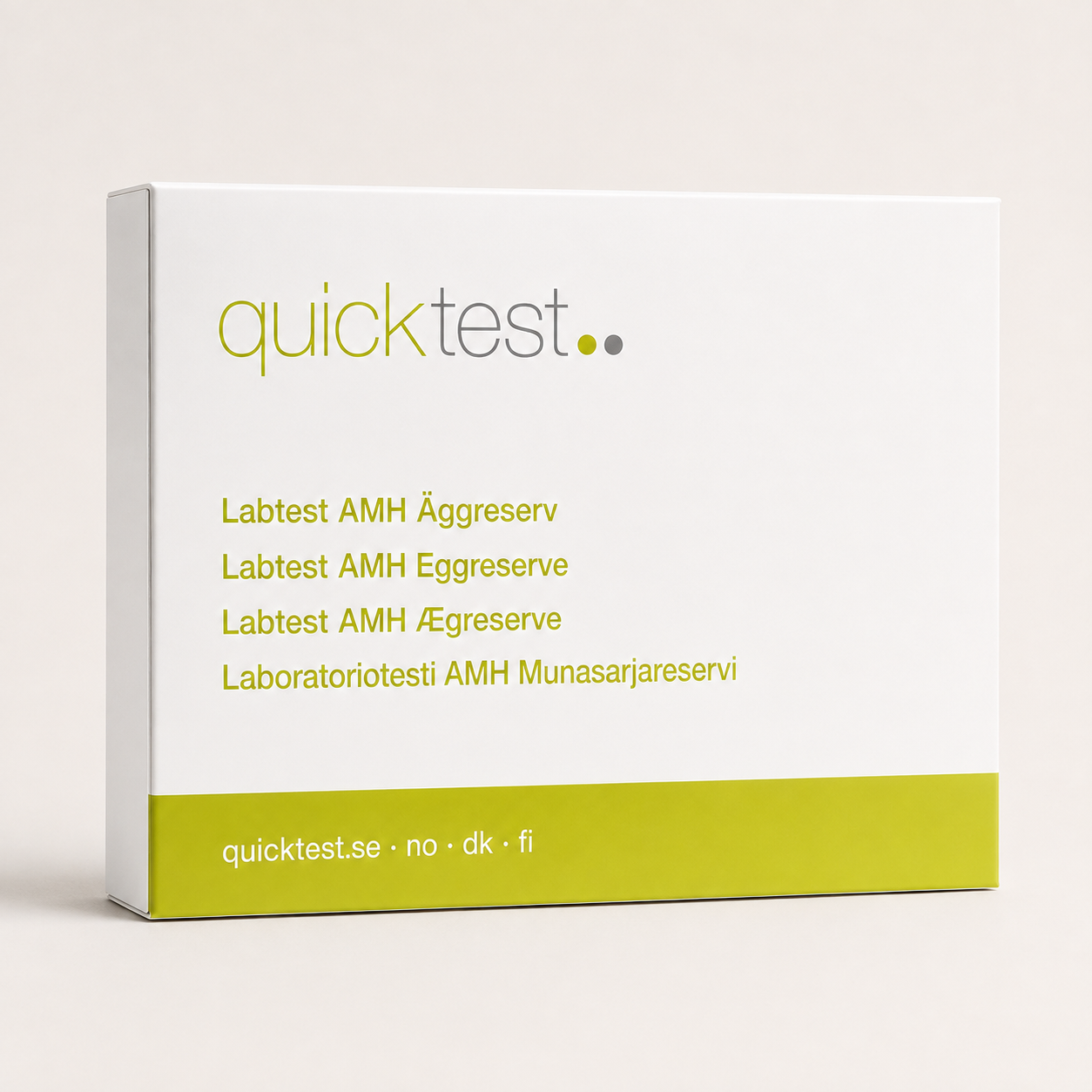 AMH-testi - munasarjavaranto - Quicktest laboratoriotesti, pakkaus