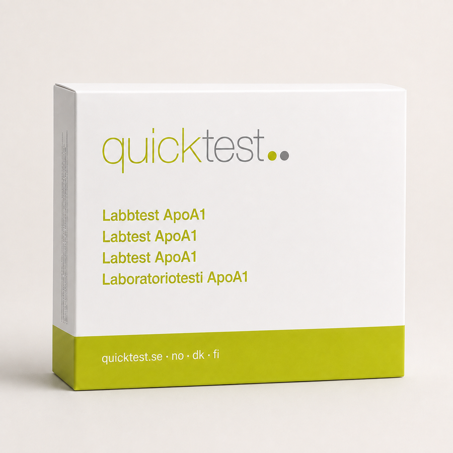 ApoA1-testi - Quicktest laboratoriotesti, pakkaus