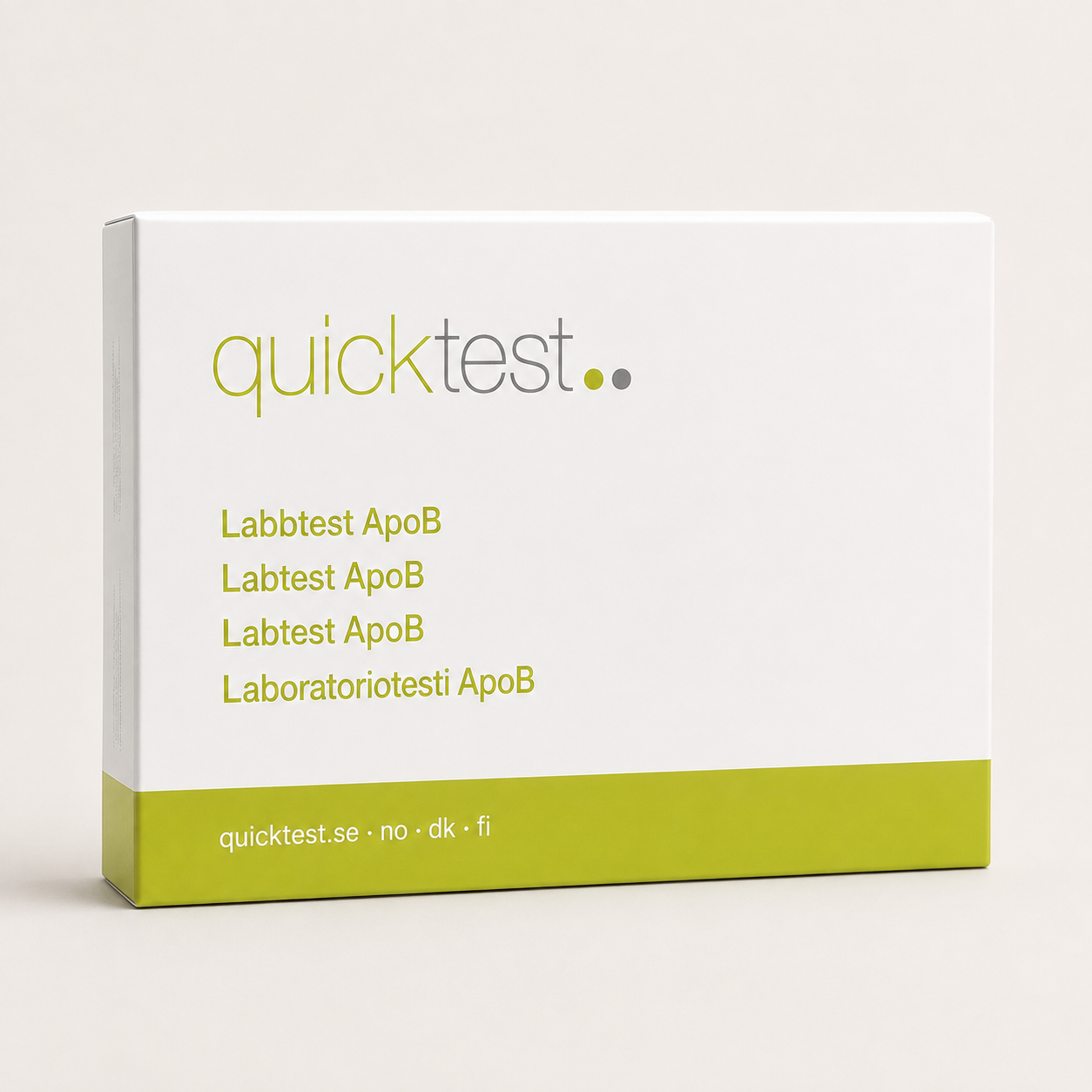 ApoB-testi - Quicktest laboratoriotesti, pakkaus