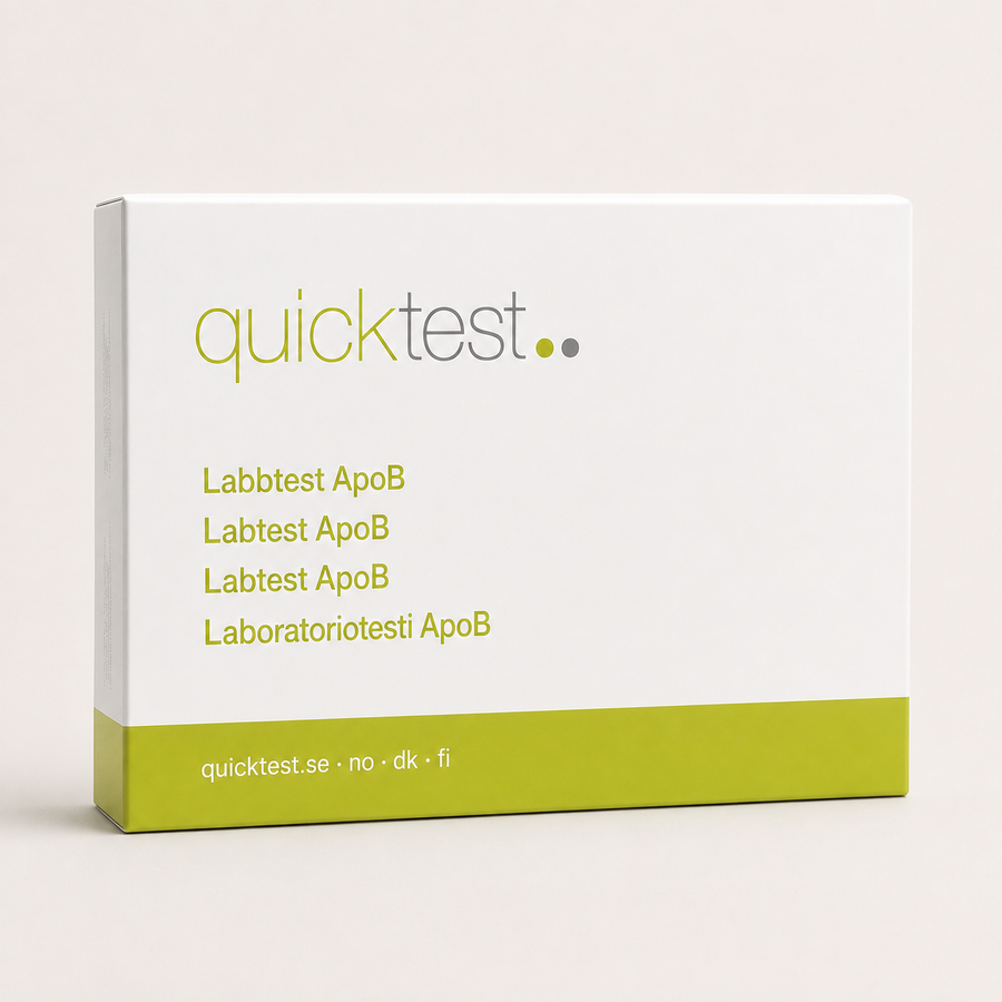 ApoB-testi - Quicktest laboratoriotesti, pakkaus