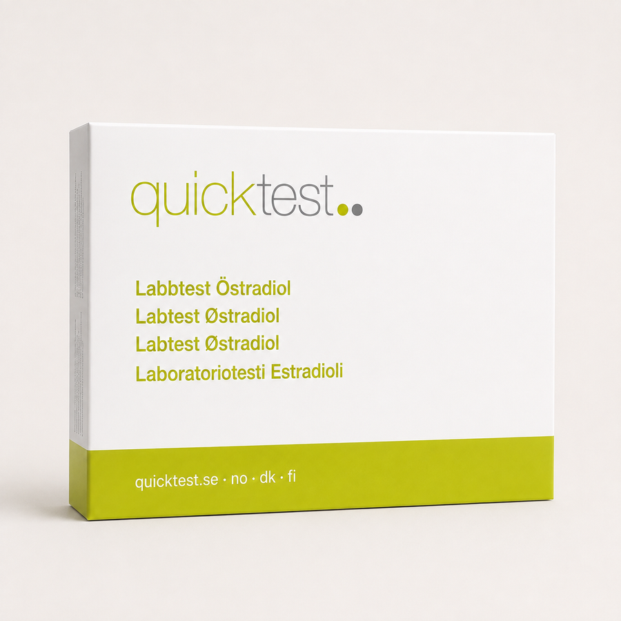 Estradiolitesti - E2 - Quicktest laboratoriotesti, pakkaus