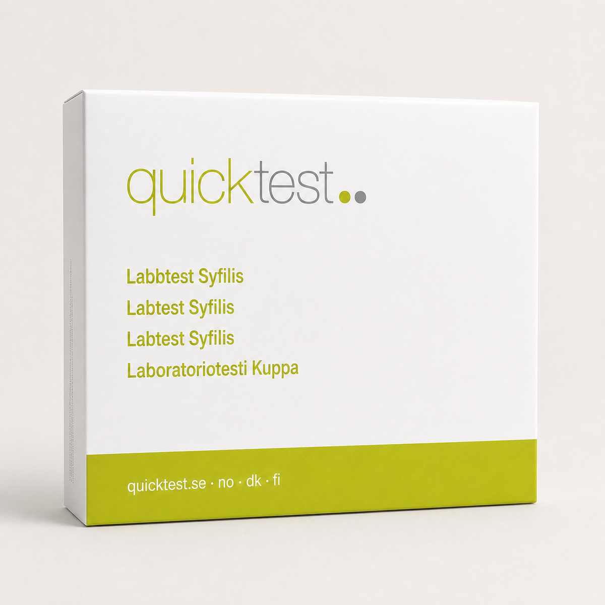 Kuppatesti - laboratorioprofiili - Quicktest laboratoriotesti, pakkaus