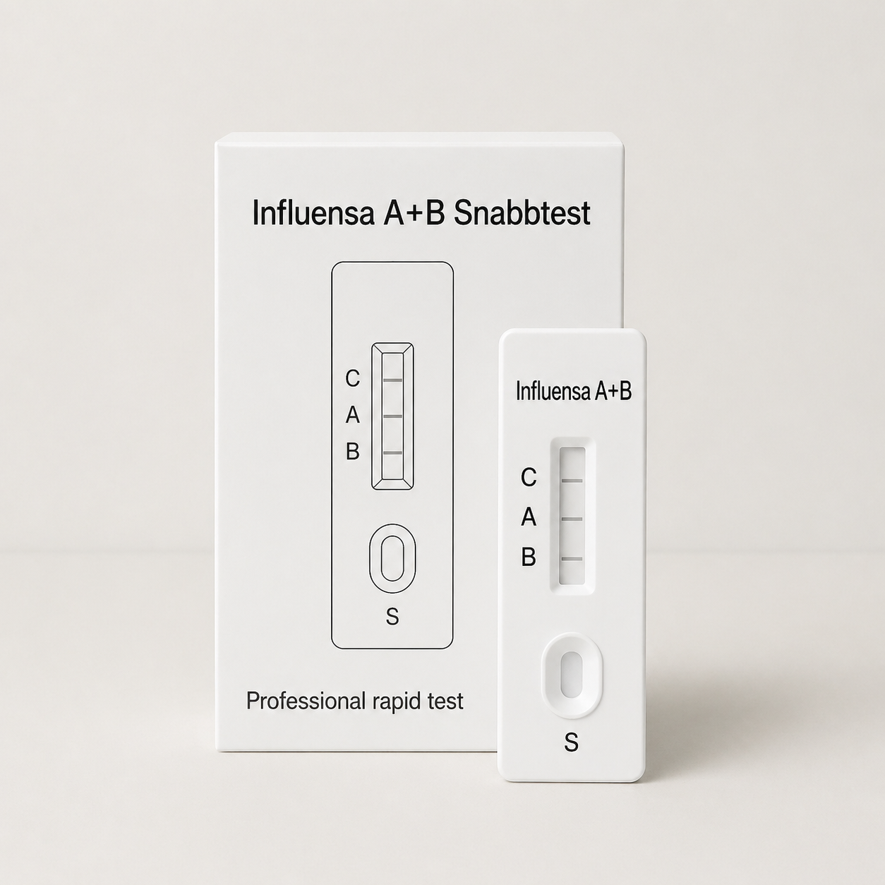 Influensa A+B Självtest 1-pack - Professionellt bruk