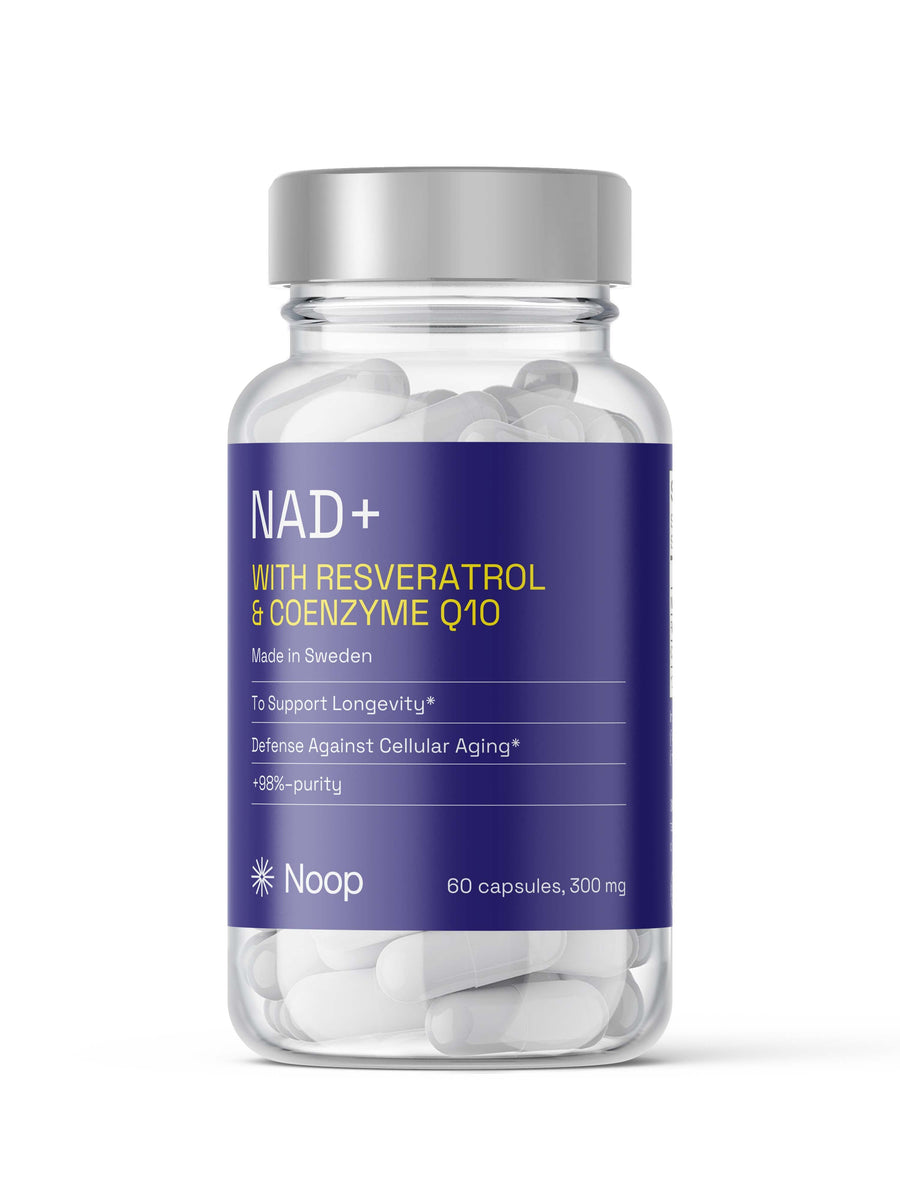 NAD+ kompleksi resveratrolilla & CoQ10:llä Noop