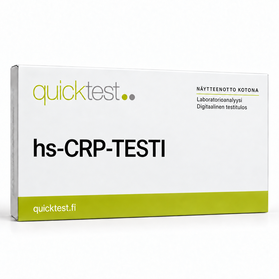 Quicktest hs-CRP-TESTI – suomenkielinen tuotekuva