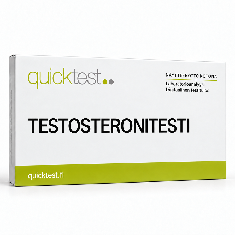 Quicktest TESTOSTERONITESTI – suomenkielinen tuotekuva