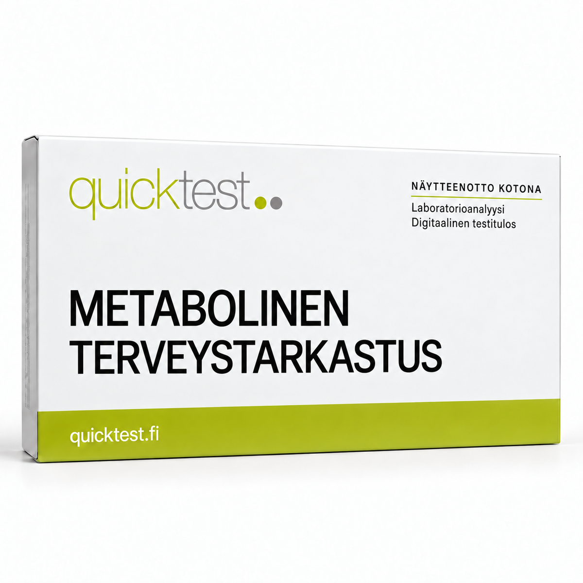 Quicktest METABOLINEN – TERVEYSTARKASTUS – suomenkielinen tuotekuva
