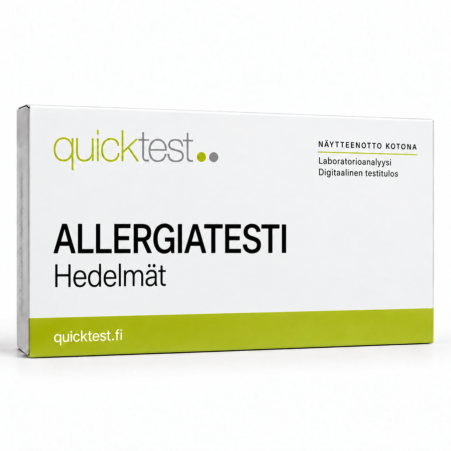 Quicktest ALLERGIATESTI – Hedelmät – suomenkielinen tuotekuva
