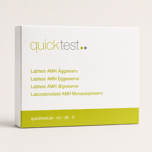 AMH-testi - munasarjavaranto - Quicktest laboratoriotesti, pakkaus