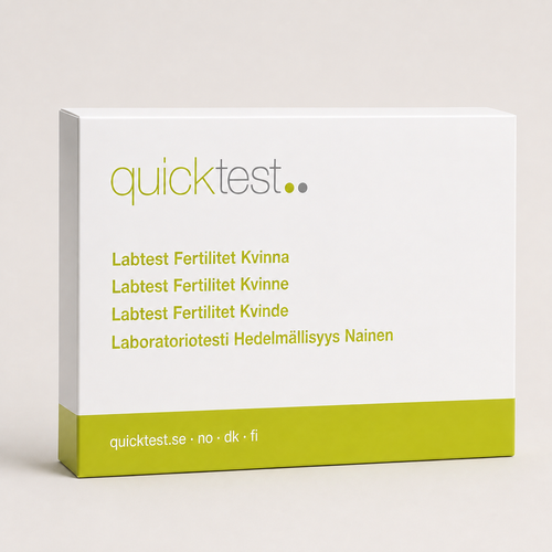Kattava hedelmällisyystesti - Quicktest laboratoriotesti, pakkaus