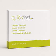 Sydän- ja verisuonitesti Perus - Quicktest laboratoriotesti, pakkaus