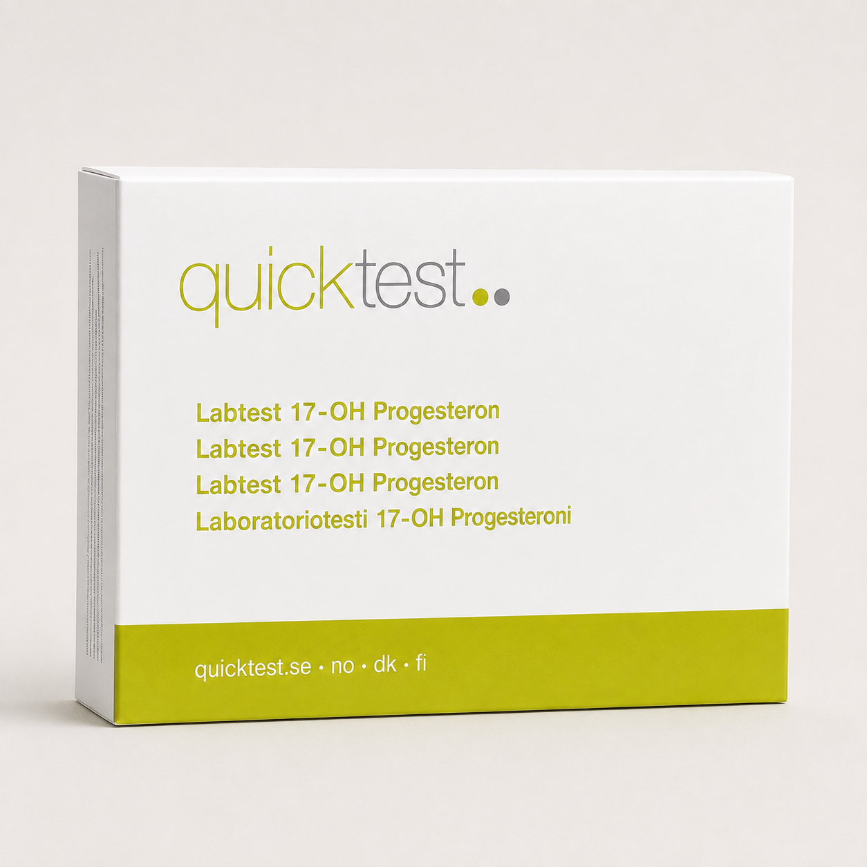 17-OH-progesteronitesti - Quicktest laboratoriotesti, pakkaus