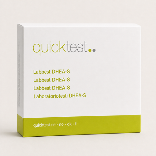 DHEA-S-testi - Quicktest laboratoriotesti, pakkaus