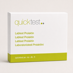Prolaktiinitesti - Quicktest laboratoriotesti, pakkaus