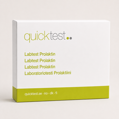 Prolaktiinitesti - Quicktest laboratoriotesti, pakkaus