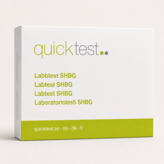 SHBG-testi - Quicktest laboratoriotesti, pakkaus