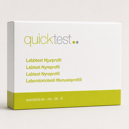 Munuaistesti - laboratorioprofiili - Quicktest laboratoriotesti, pakkaus
