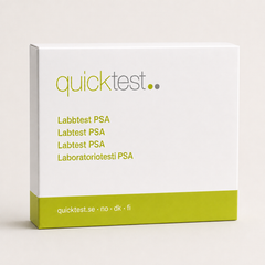 PSA-testi - laboratorioprofiili - Quicktest laboratoriotesti, pakkaus