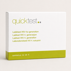 HIV-testi - laboratorioprofiili - Quicktest laboratoriotesti, pakkaus