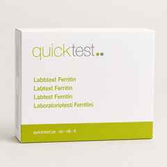 Ferritiinitesti - rautavarastot - Quicktest laboratoriotesti, pakkaus