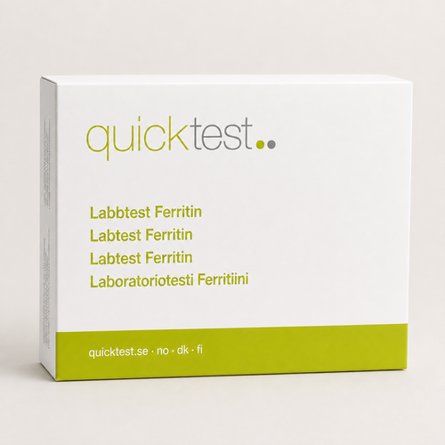 Ferritiinitesti - rautavarastot - Quicktest laboratoriotesti, pakkaus
