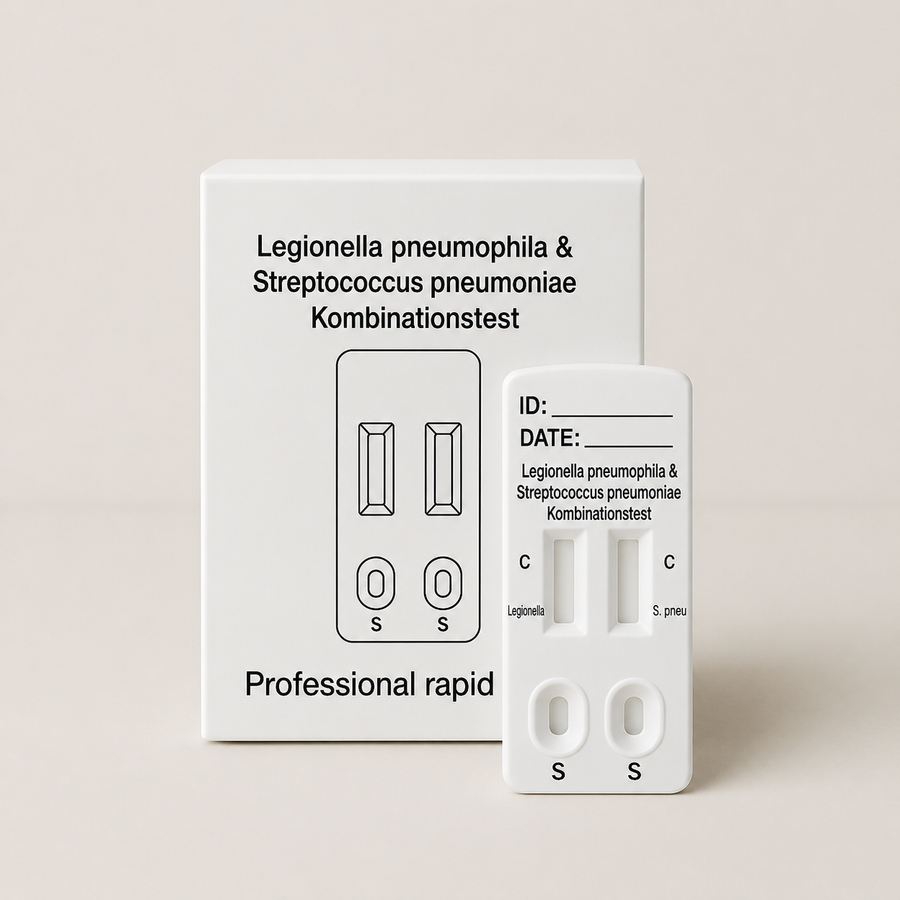 Legionella & Streptococcus -itsetesti 10-pakkaus - Ammattikäyttöön