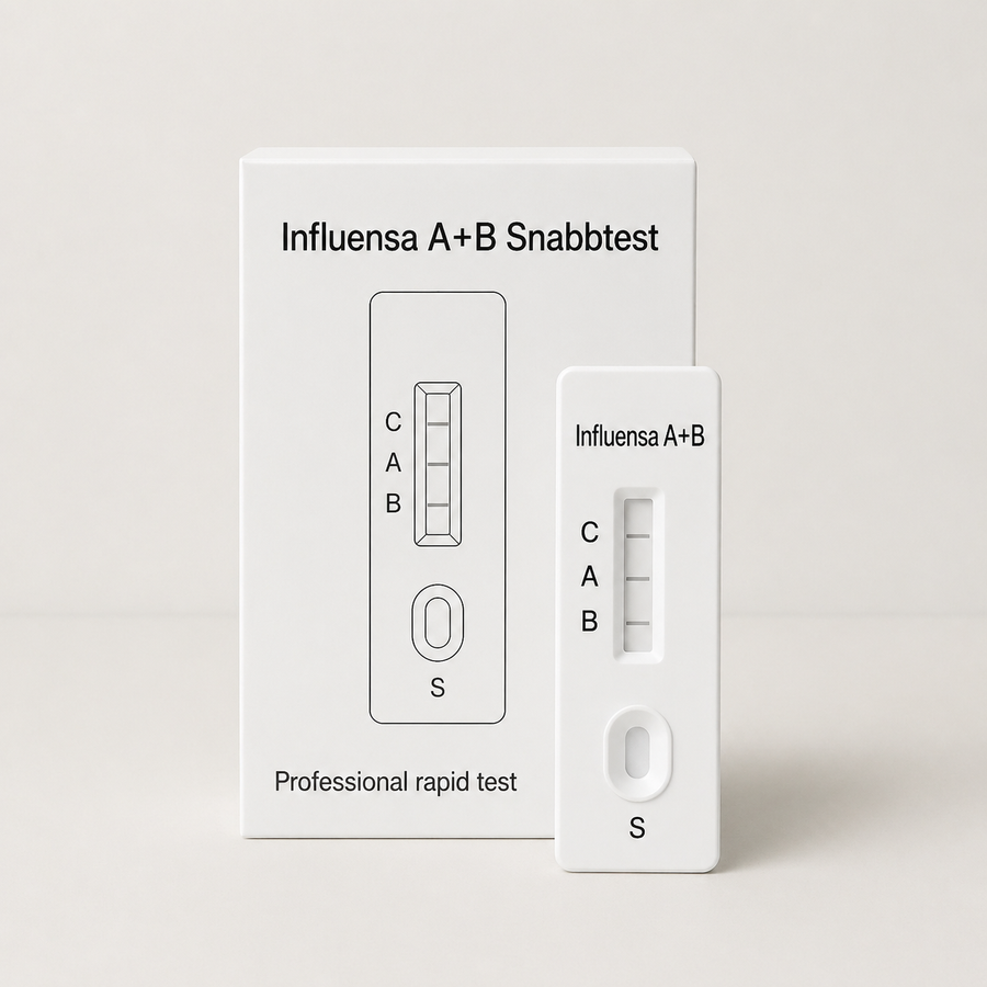 Influenssa A+B -itsetesti 1-pakkaus - Ammattikäyttöön