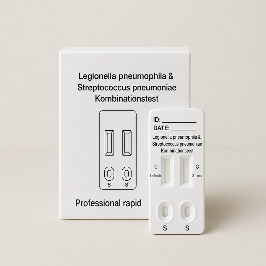Legionella & Streptococcus -itsetesti 1-pakkaus - Ammattikäyttöön