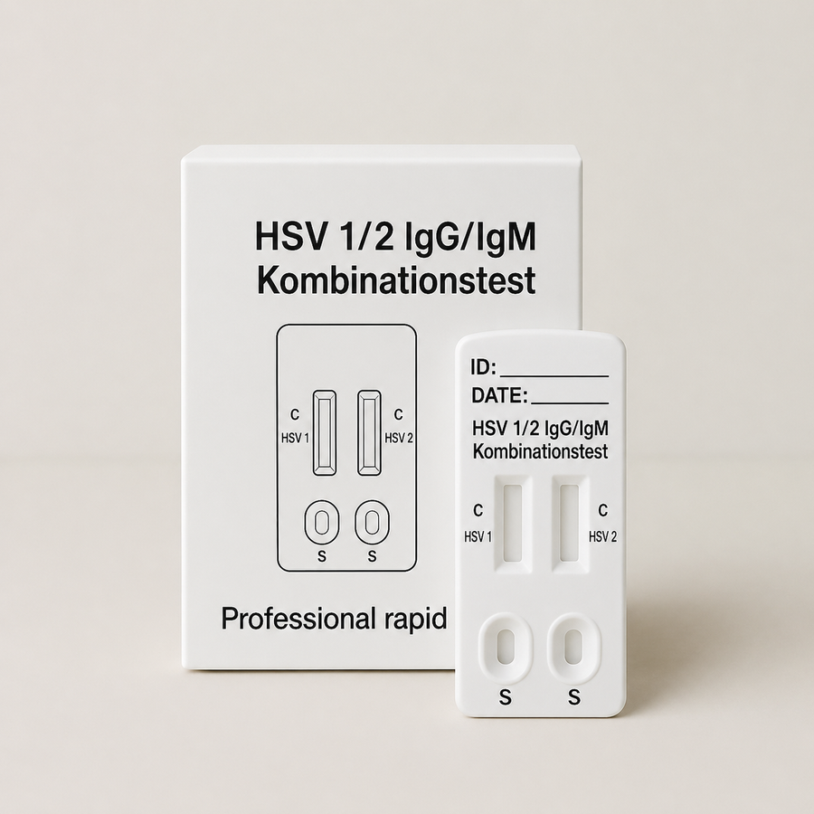Herpes HSV 1&2 IgG/IgM -itsetesti 1-pakkaus - Ammattikäyttöön