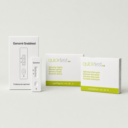 3-in-1 STI-paketti - Klamydia, Tippuri & Kuppa