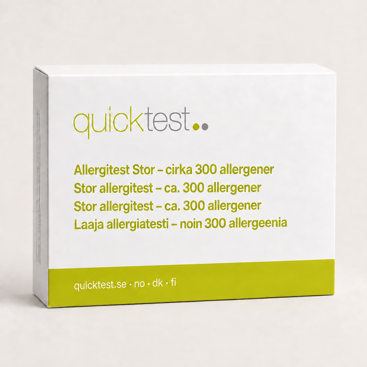 Laaja allergiatesti (noin 300 allergeenia) – näytteenotto kotona