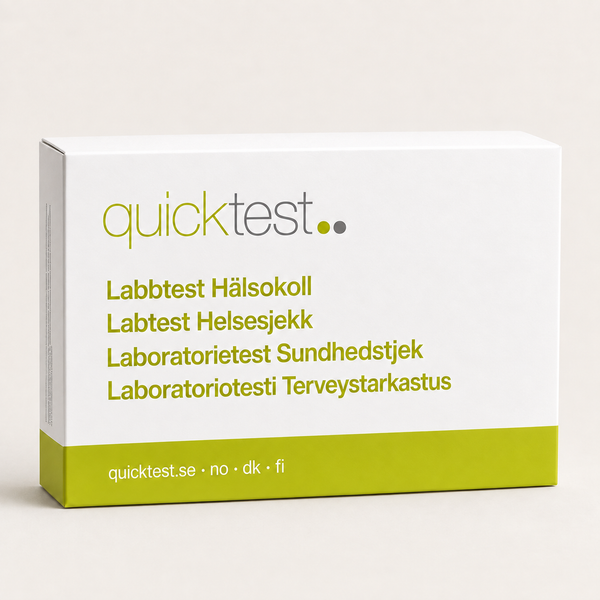 Terveystarkastus veren rasvat + maksa + munuaiset + verensokeri -laboratoriotesti - näytteenotto kotona