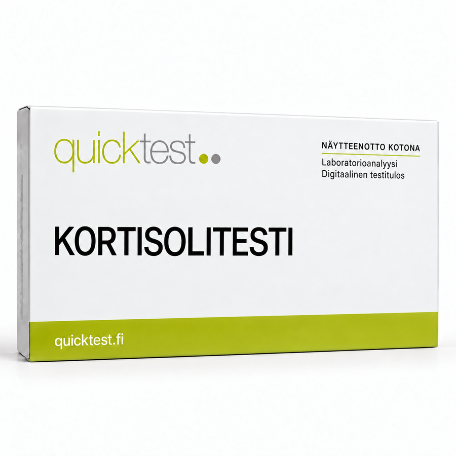Quicktest KORTISOLITESTI – suomenkielinen tuotekuva