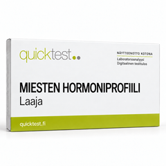 Quicktest MIESTEN HORMONIPROFIILI – Laaja – suomenkielinen tuotekuva
