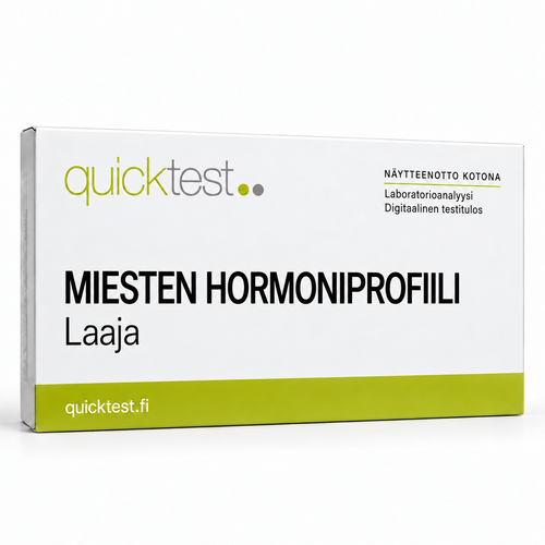 Quicktest MIESTEN HORMONIPROFIILI – Laaja – suomenkielinen tuotekuva