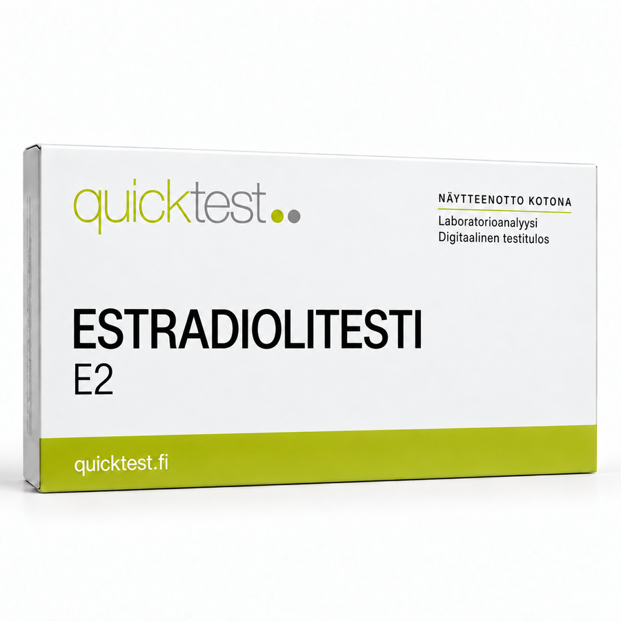 Quicktest ESTRADIOLITESTI – E2 – suomenkielinen tuotekuva