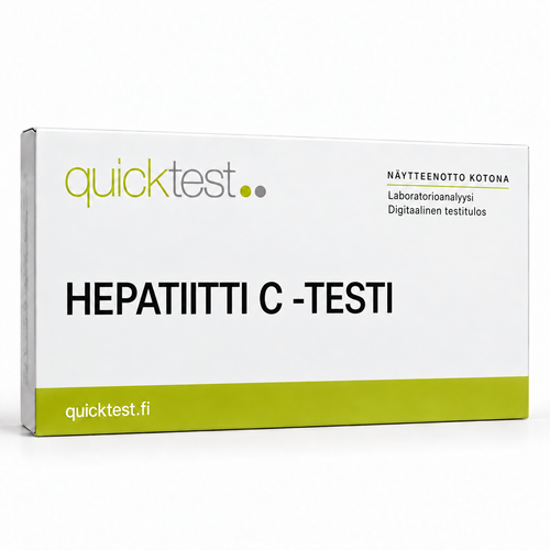 Quicktest HEPATIITTI C -TESTI – suomenkielinen tuotekuva
