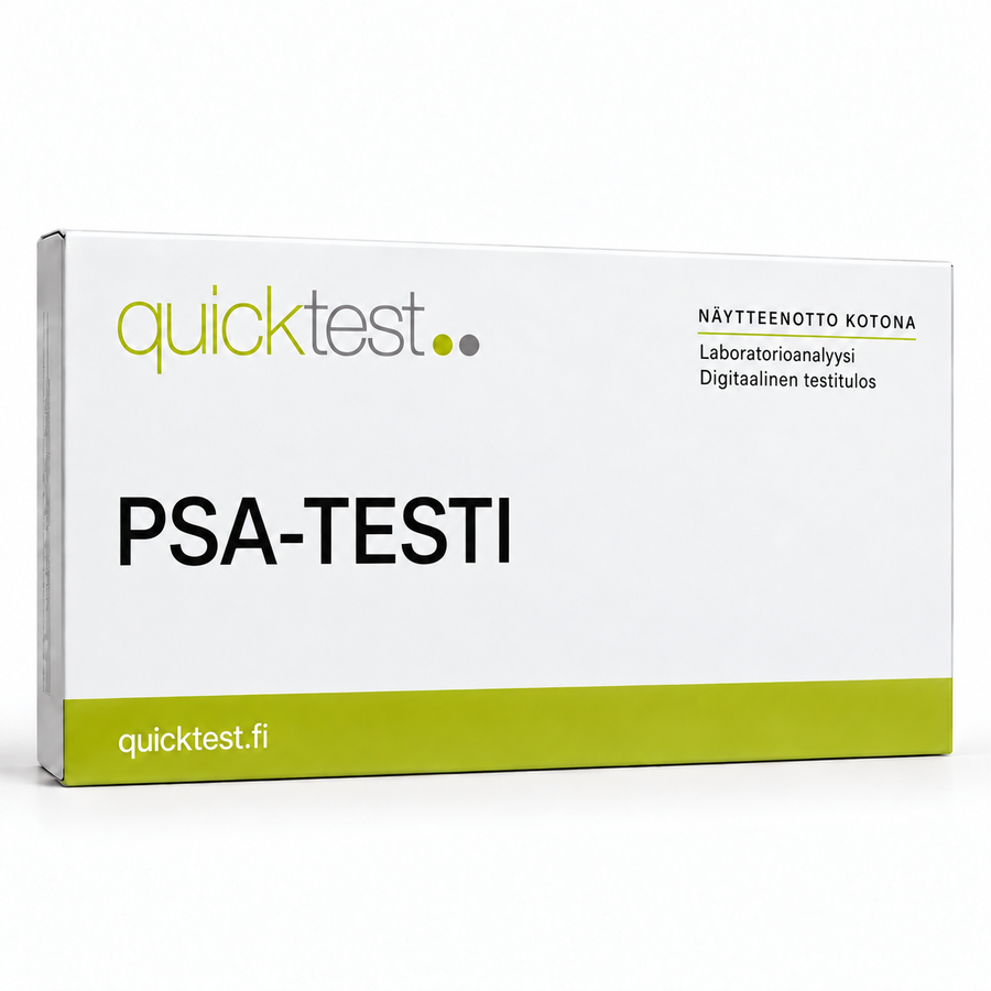 Quicktest PSA-TESTI – suomenkielinen tuotekuva