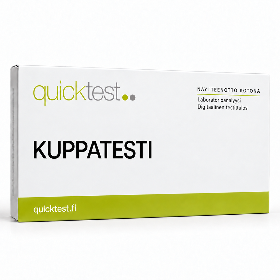 Quicktest KUPPATESTI – suomenkielinen tuotekuva