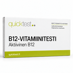Quicktest B12-VITAMIINITESTI – Aktiivinen B12 – suomenkielinen tuotekuva