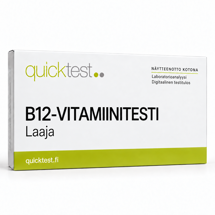 Quicktest B12-VITAMIINITESTI – Laaja – suomenkielinen tuotekuva