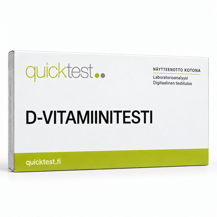 Quicktest D-VITAMIINITESTI – suomenkielinen tuotekuva
