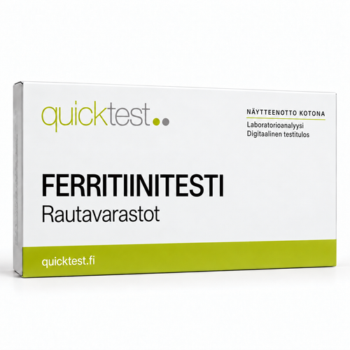 Quicktest FERRITIINITESTI – Rautavarastot – suomenkielinen tuotekuva