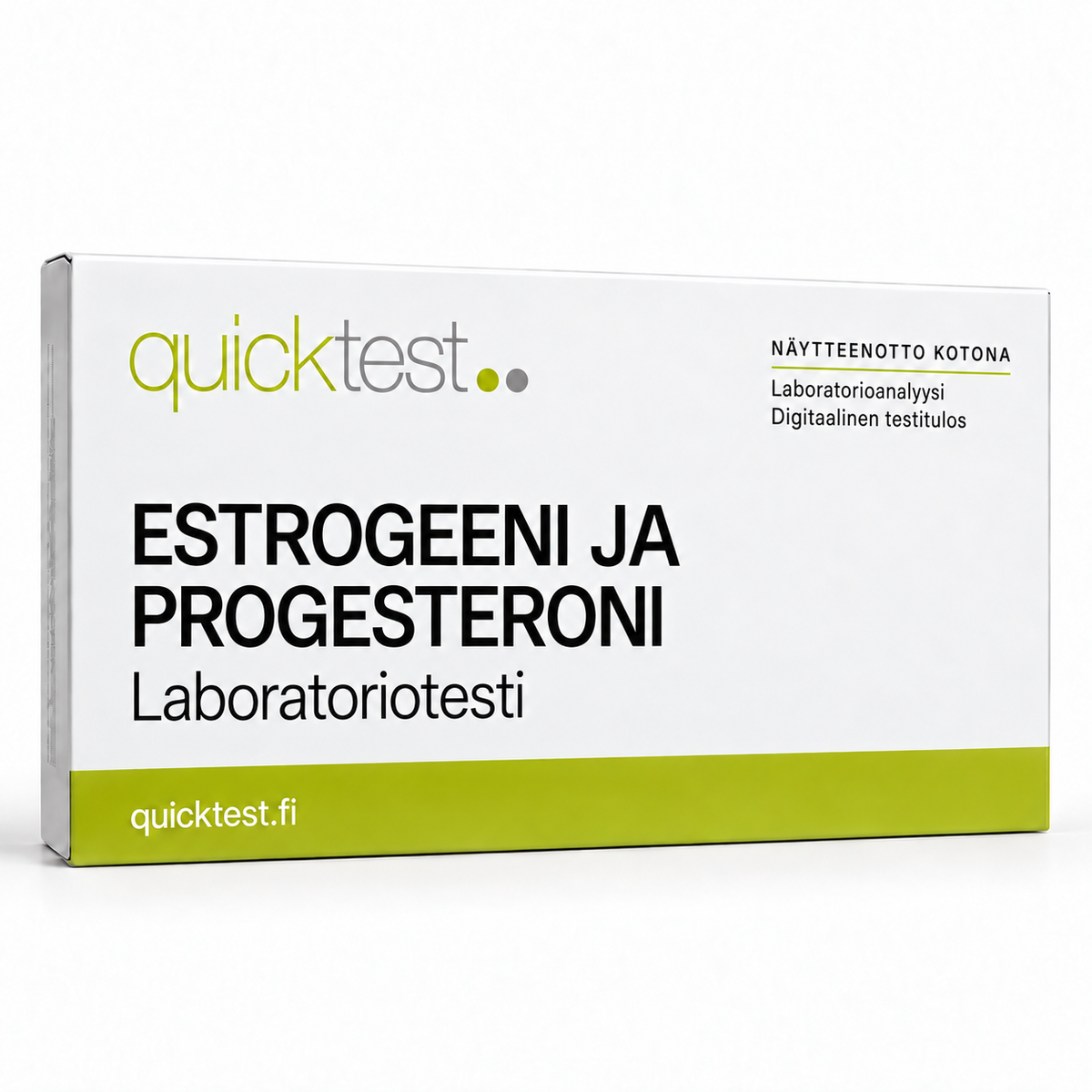 Quicktest ESTROGEENI JA – PROGESTERONI – Laboratoriotesti – suomenkielinen tuotekuva