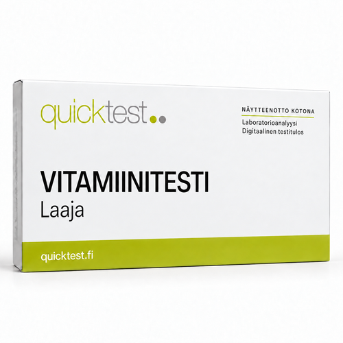 Quicktest VITAMIINITESTI – Laaja – suomenkielinen tuotekuva