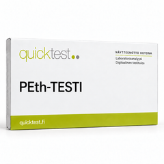 Quicktest PEth-TESTI – suomenkielinen tuotekuva
