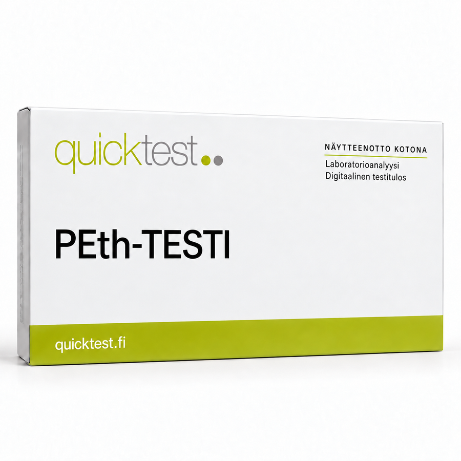 Quicktest PEth-TESTI – suomenkielinen tuotekuva