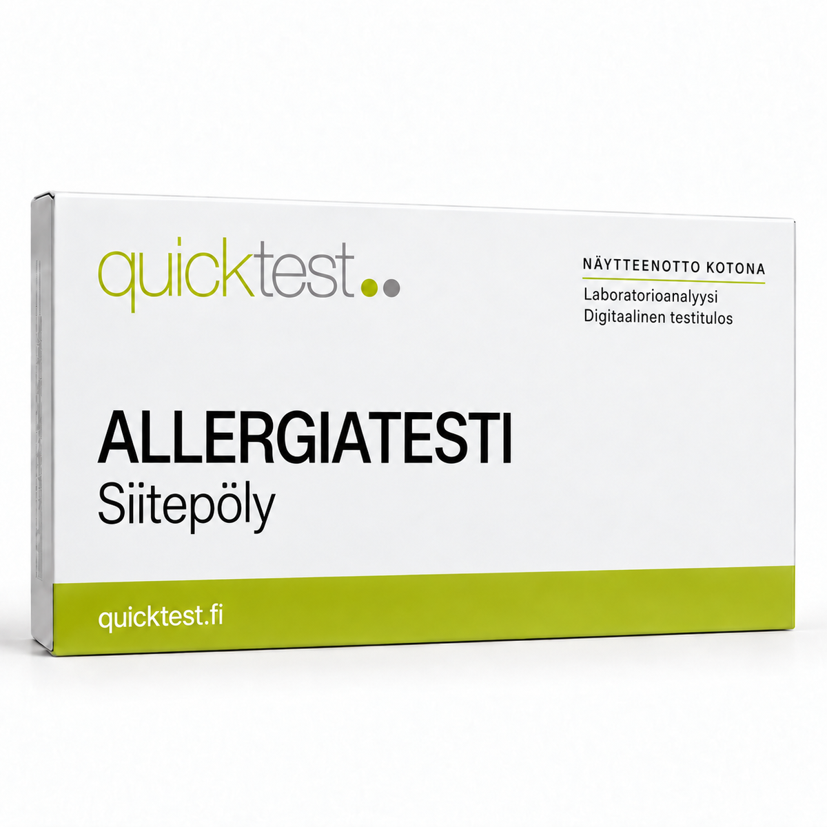 Quicktest ALLERGIATESTI – Siitepöly – suomenkielinen tuotekuva