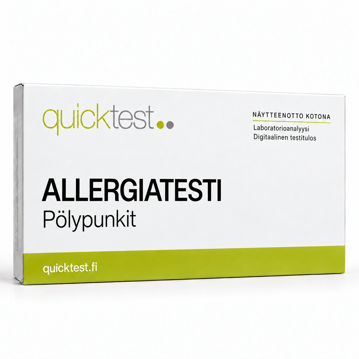 Quicktest ALLERGIATESTI – Pölypunkit – suomenkielinen tuotekuva