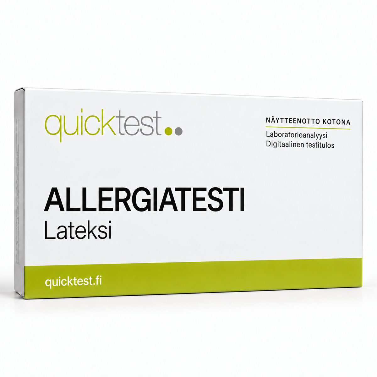 Quicktest ALLERGIATESTI – Lateksi – suomenkielinen tuotekuva